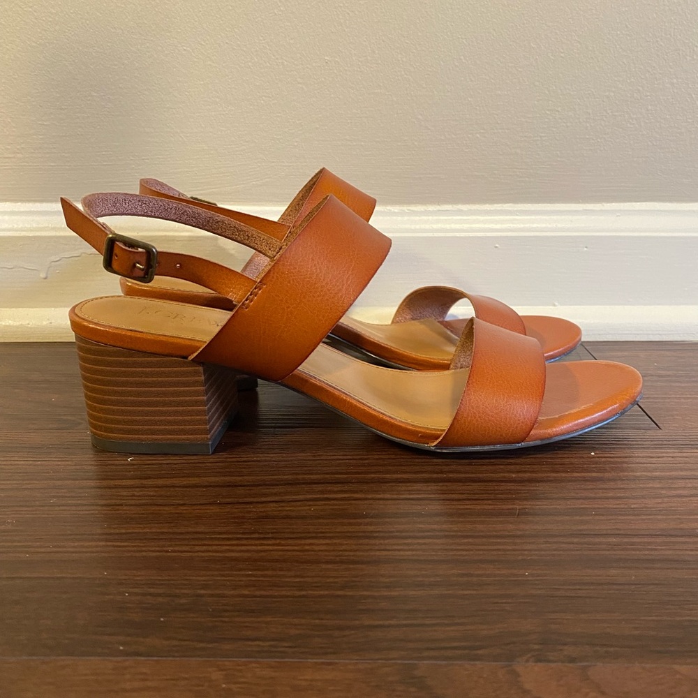 J. Crew Heels, Tan, Size 9